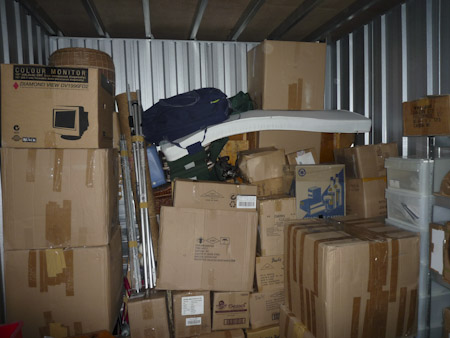 Ugly job of packing a whole house into storage