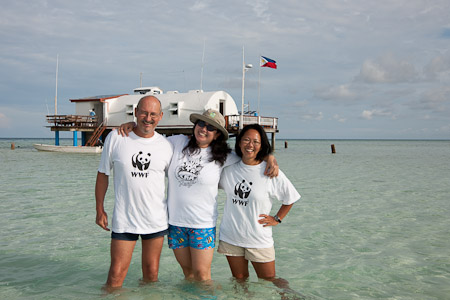 Expedition writer Alya Honasan (middle) with the Freund Factory