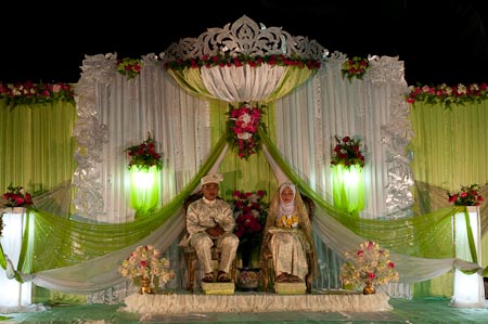 Modern Bajau wedding inland Semporna