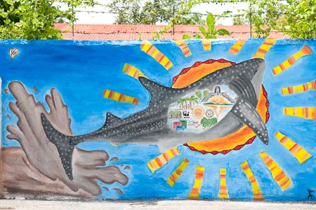 One of the murals during the 2009 Donsol Butanding Festival. A sign of hope don't you think?