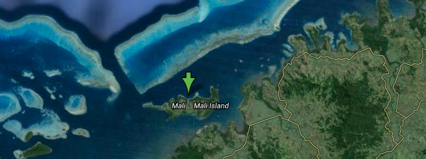 Google Earth - Mali Island, Fiji